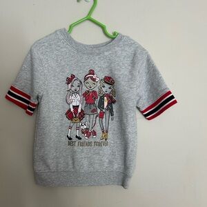 Garanimals Gray Sweatshirt with Best Friends Graphic
